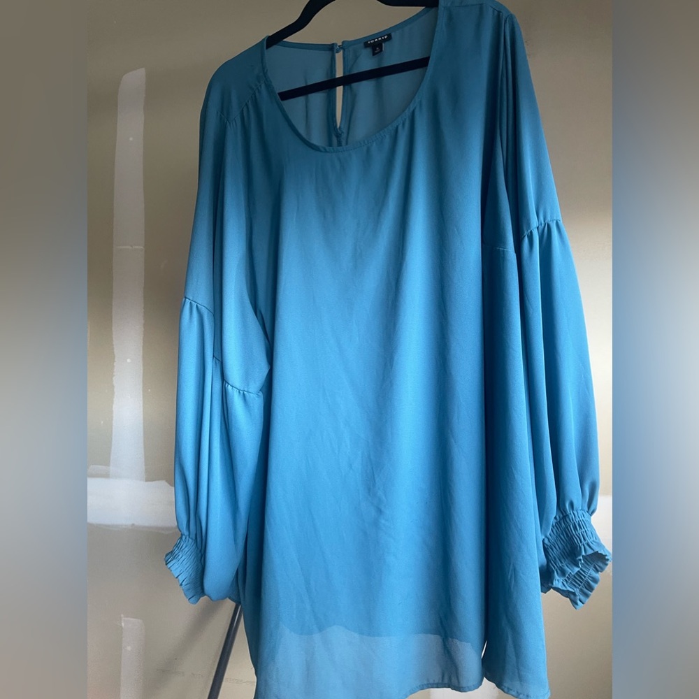 Blue Blouse - Torrid